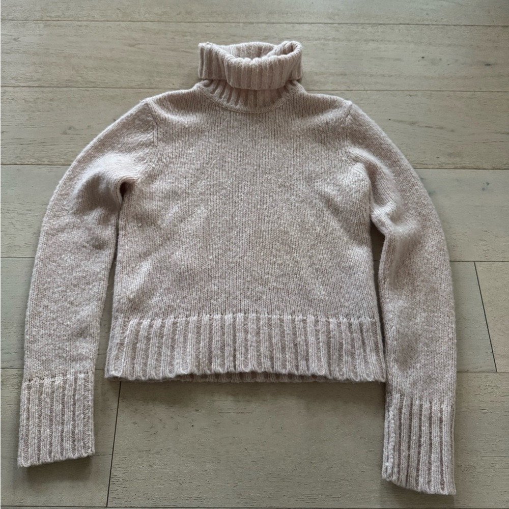 Lauren Ralph Lauren Merino Wool Turtleneck Sweater pink L